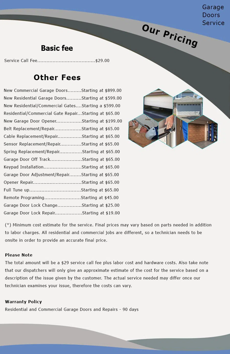 Security Garage Door Service Laveen Village, AZ 480-426-7209